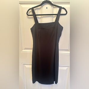 JR NIGHTS OF CALIENDO black knee length cocktail evening gown. Optional jacket.